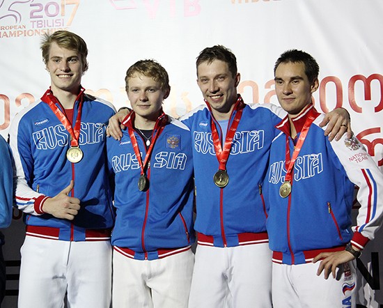 Чемпионат Европы по фехтованию: Россия вместе с FORWARD!