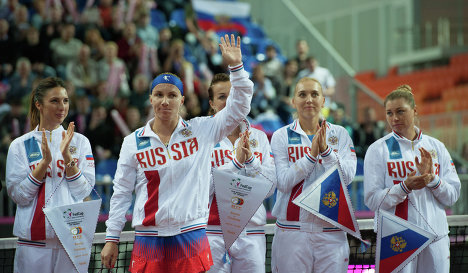 Женская сборная России по теннису вышла в финал Кубка Федерации Женская сборная России по теннису вышла в финал Кубка Федерации