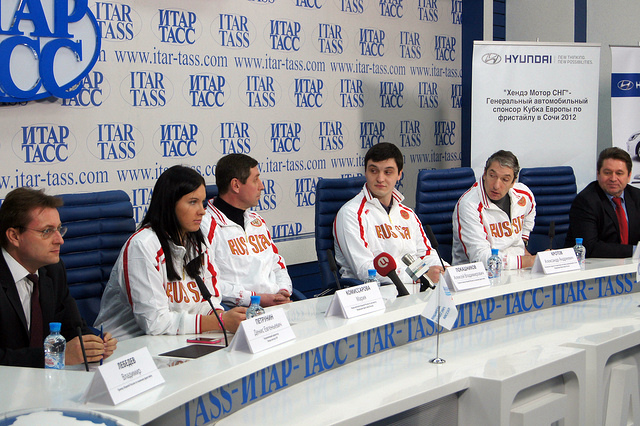 В информационном агентстве ИТАР-ТАСС состоялась пресс-конференция, посвященная предстоящему Кубку Европы по фристайлу в Сочи
