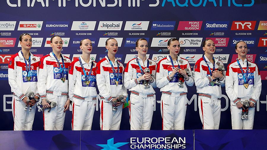 Чемпионат европы по видам спорта. Состав сборной по плаванию 2018.