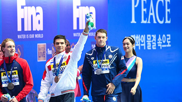 Три золота на чемпионате мира по водным видам спорта у российских спортсменов Три золота на чемпионате мира по водным видам спорта у российских спортсменов