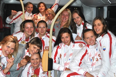 13.09.2010 Женская сборная России по водному поло выиграла чемпионат Европы! 13.09.2010 Женская сборная России по водному поло выиграла чемпионат Европы!