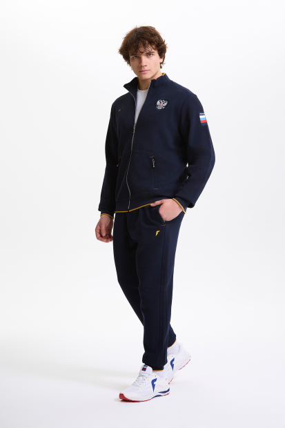 Костюм тренировочный мужской (синий/синий)