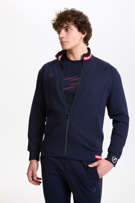 Костюм спортивый мужской (синий/синий)