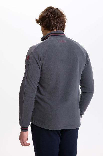 Куртка флисовая мужская (серый)