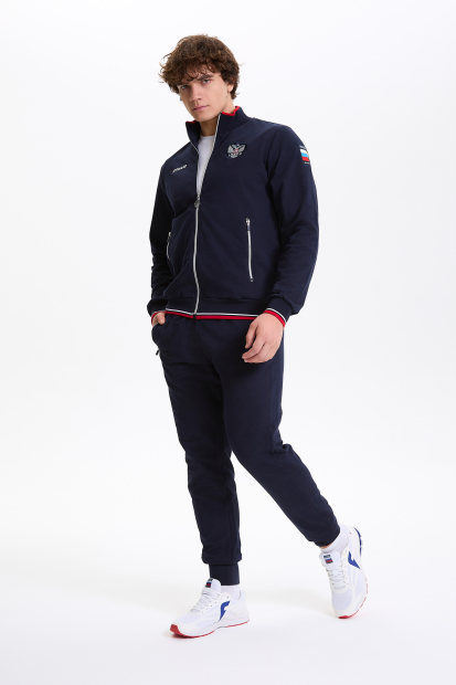 Костюм тренировочный мужской (синий/синий)