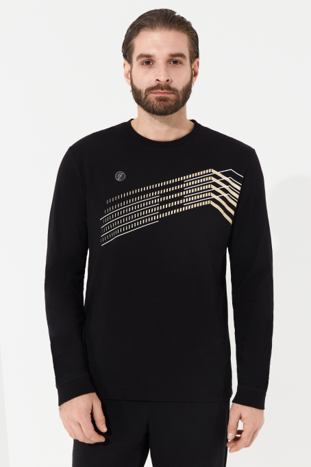 Футболка длинный рукав мужская