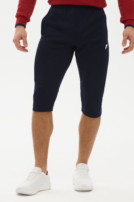 Брюки тренировочные 3/4 мужские (синий)