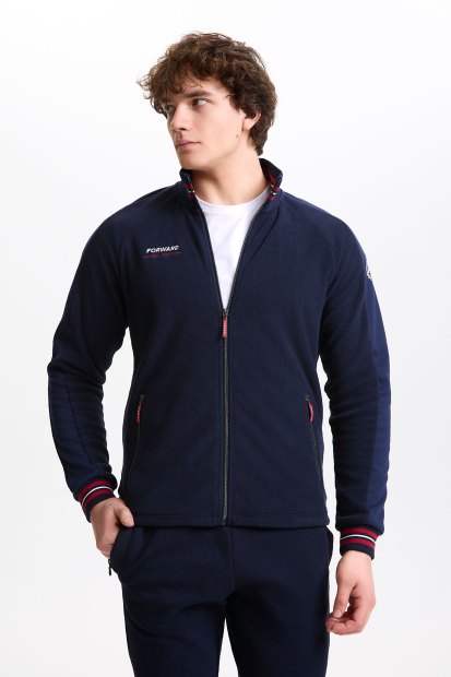 Куртка флисовая мужская (синий)