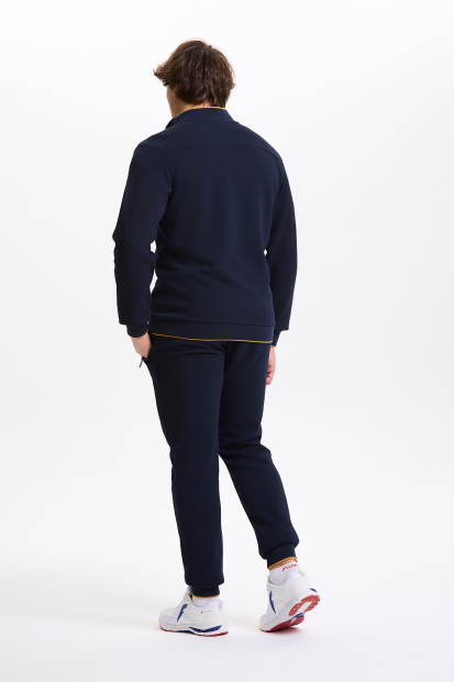 Костюм тренировочный мужской (синий/синий)