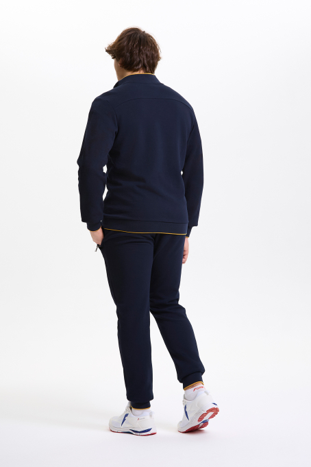 Костюм тренировочный мужской (синий/синий)