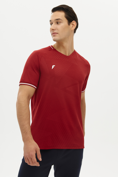 Футболка игровая мужская (бордовый)