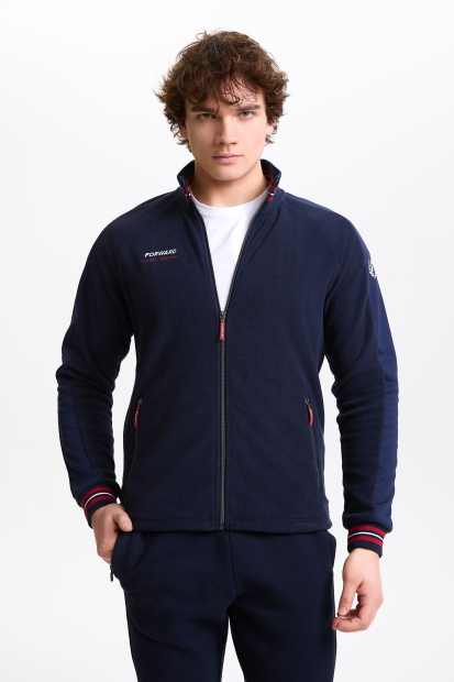 Куртка флисовая мужская (синий)