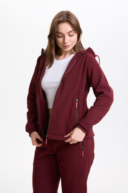 Костюм флисовый женский (коричневый)