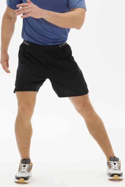 Шорты тренировочные мужские (черный)