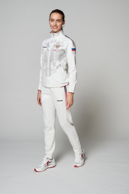 Костюм спортивный женский (белый)