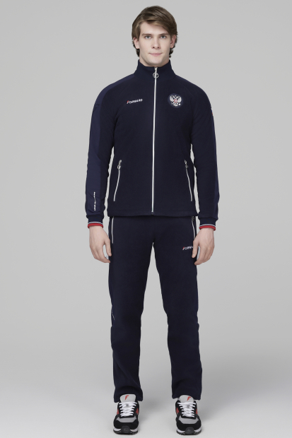 Костюм флисовый мужской (синий/синий)