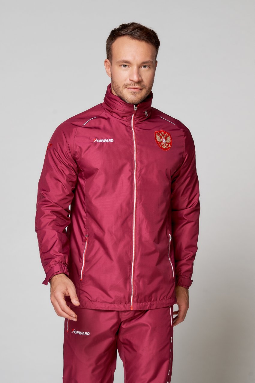 Костюм ветрозащитный мужской (бордовый)