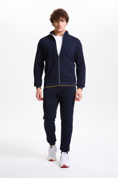 Костюм тренировочный мужской (синий/синий)