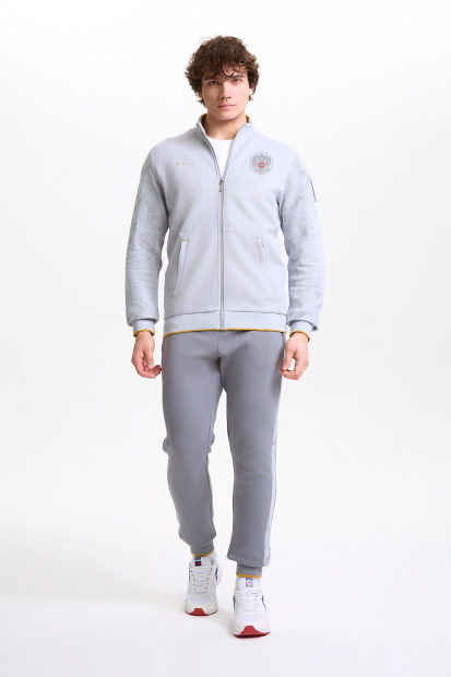 M04330G-GU256 Костюм тренировочный мужской (серый/темно серый)