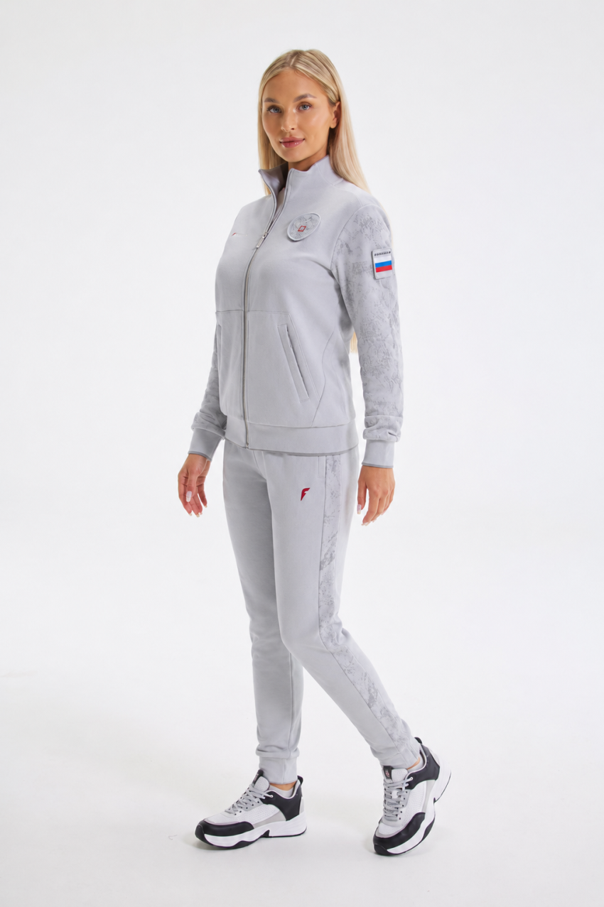 W04336G-UU256 Костюм тренировочный женский (графит)