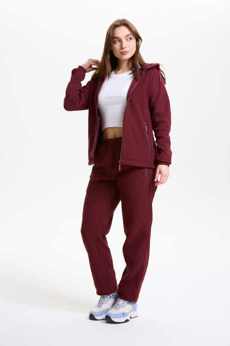 Костюм флисовый женский (коричневый)