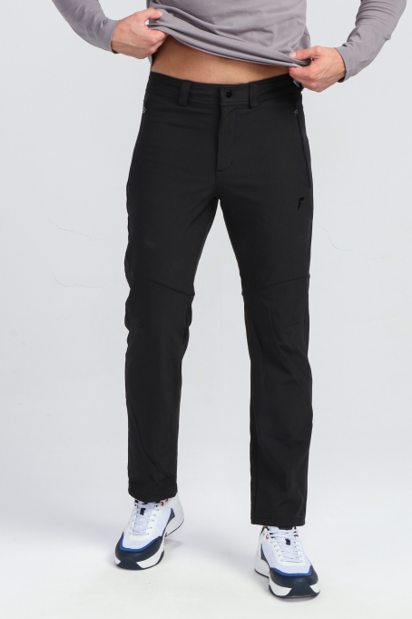 Брюки утепленные мужские (черный)