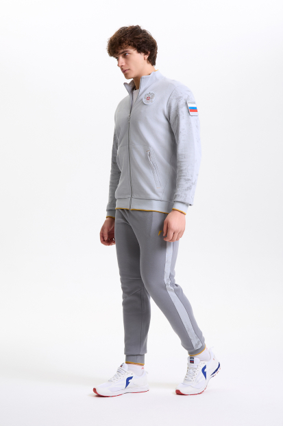 M04330G-GU256 Костюм тренировочный мужской (серый/темно серый)