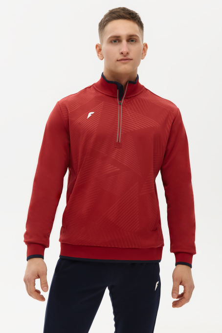 Куртка тренировочная мужская (бордовый)