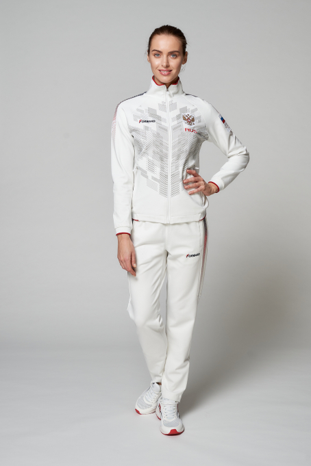 Костюм спортивный женский (белый)