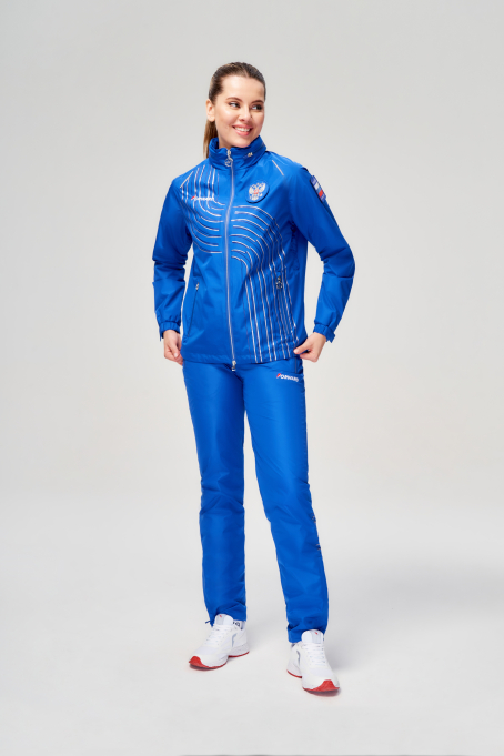 Костюм спортивный (парадный женский) (голубой/голубой)