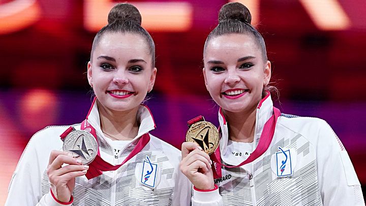 Блистательные сестры Аверины на чемпионате мира по художественной гимнастике!