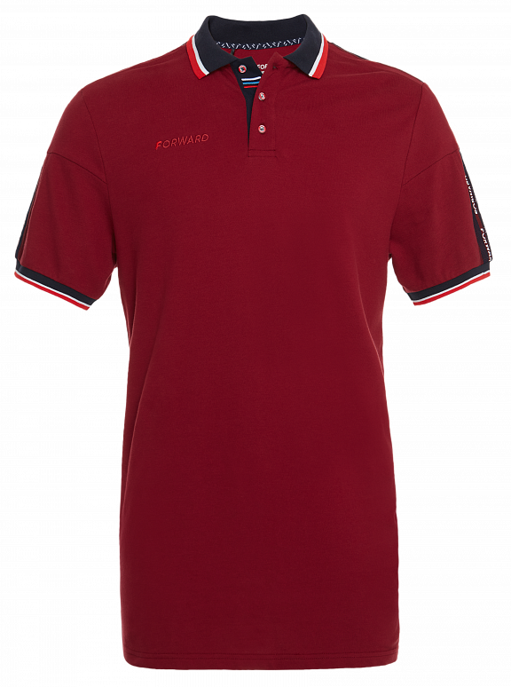 M13210G-CC231 Рубашка поло мужская (бордовый/бордовый)