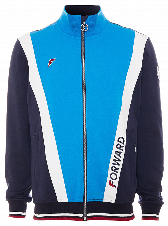 M04110G-NA201 Куртка тренировочная мужская (синий/голубой)