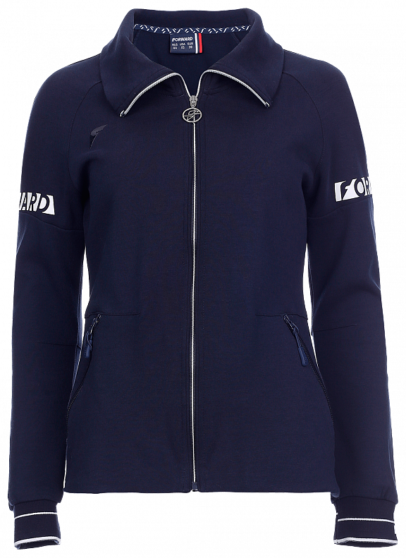 W04110G-NN191 Куртка тренировочная женская (синий)