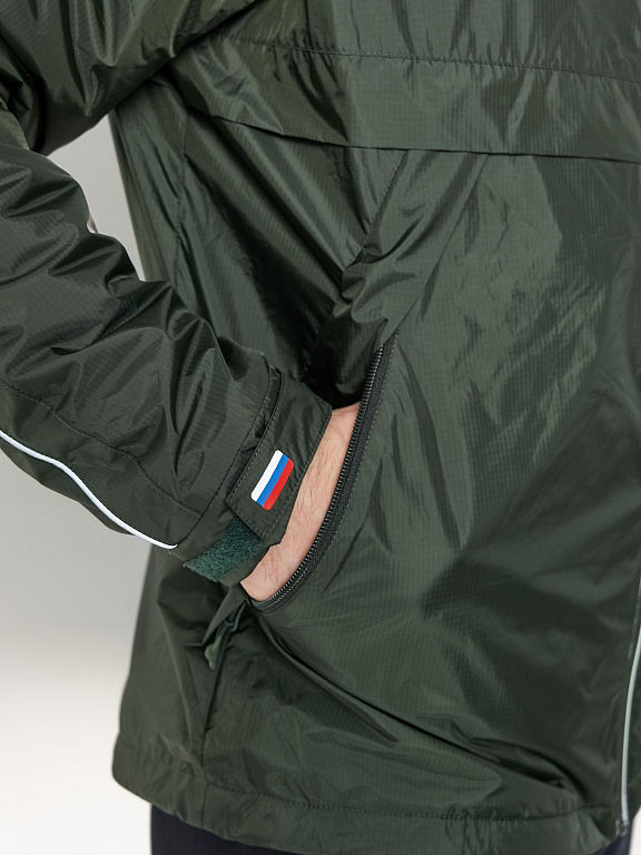 M09111G-HH232 Куртка на флисовой подкладке (хаки/хаки) фото 9
