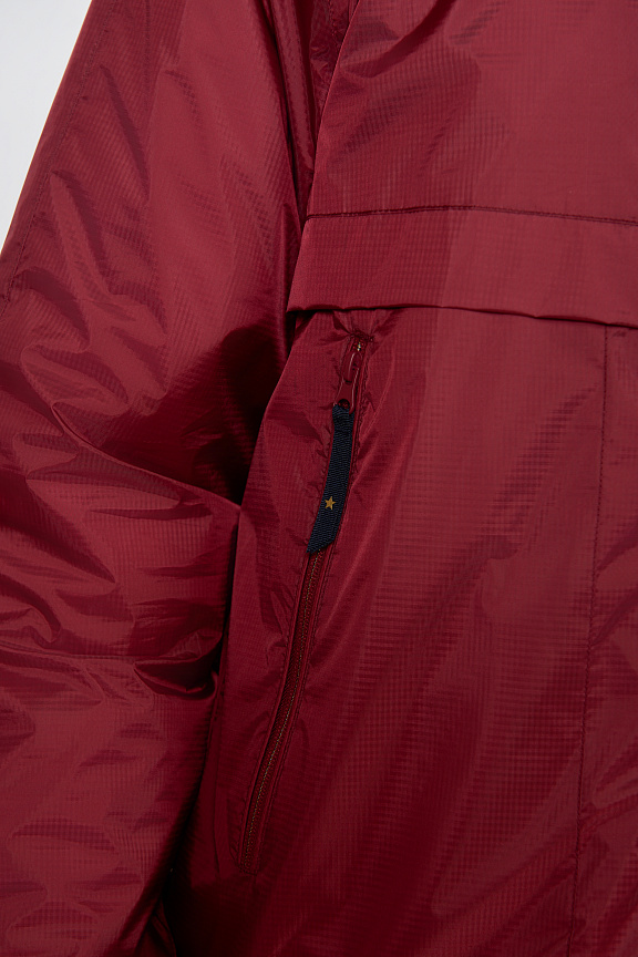 M09110G-CC231 Куртка на флисовой подкладке мужская (бордовый/бордовый) фото 6
