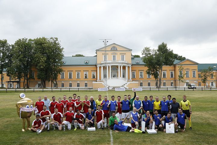 Дружеский турнир по футболу в Министерстве спорта РФ