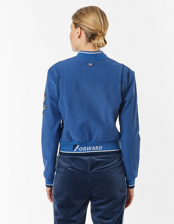 W10440SF-NN191 Куртка тренировочная женская (синий) фото 6