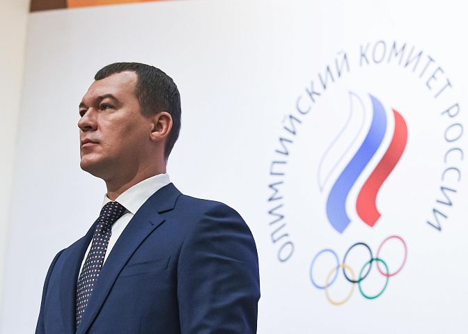 Поздравляем Министра спорта России Михаила Дегтярева с избранием на пост президента ОКР Поздравляем Министра спорта России Михаила Дегтярева с избранием на пост президента ОКР