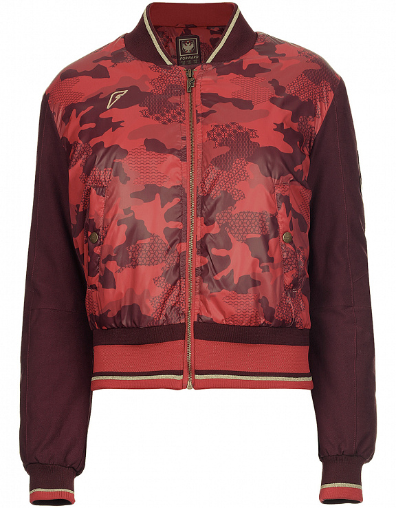 W08200SF-CR191 Куртка женская (бордовый/красный)