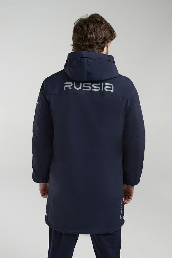 M09110G-NN222 Куртка на флисовой подкладке мужская (синий) фото 4