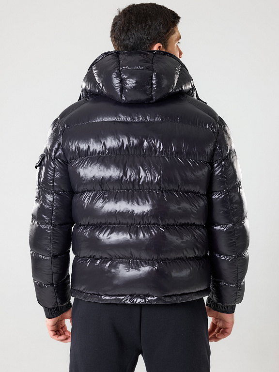 M08230P-BB232 Куртка утепленная мужская (черный/черный) фото 7