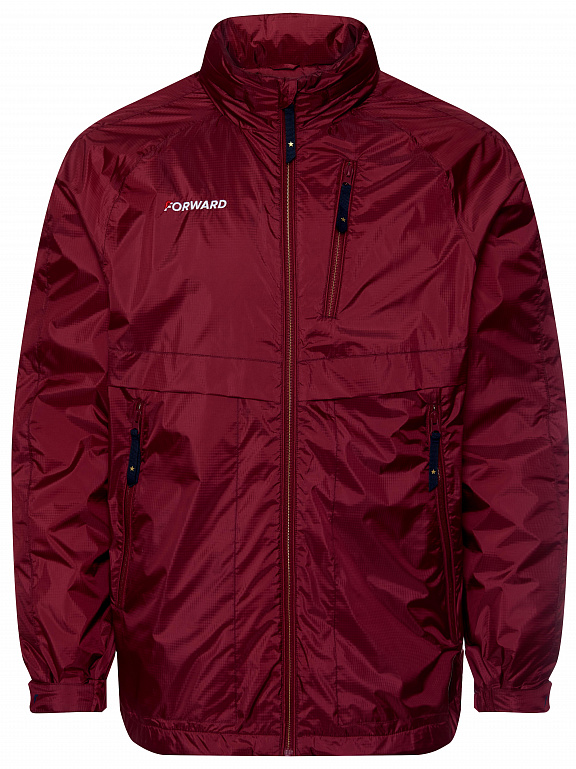M09110G-CC231 Куртка на флисовой подкладке мужская (бордовый/бордовый)