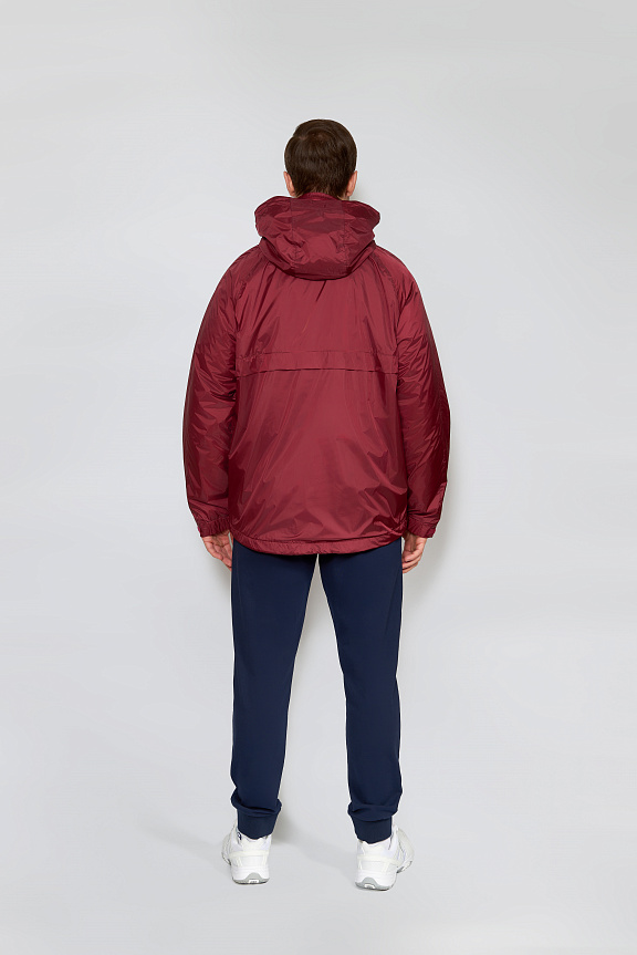 M09110G-CC231 Куртка на флисовой подкладке мужская (бордовый/бордовый) фото 5