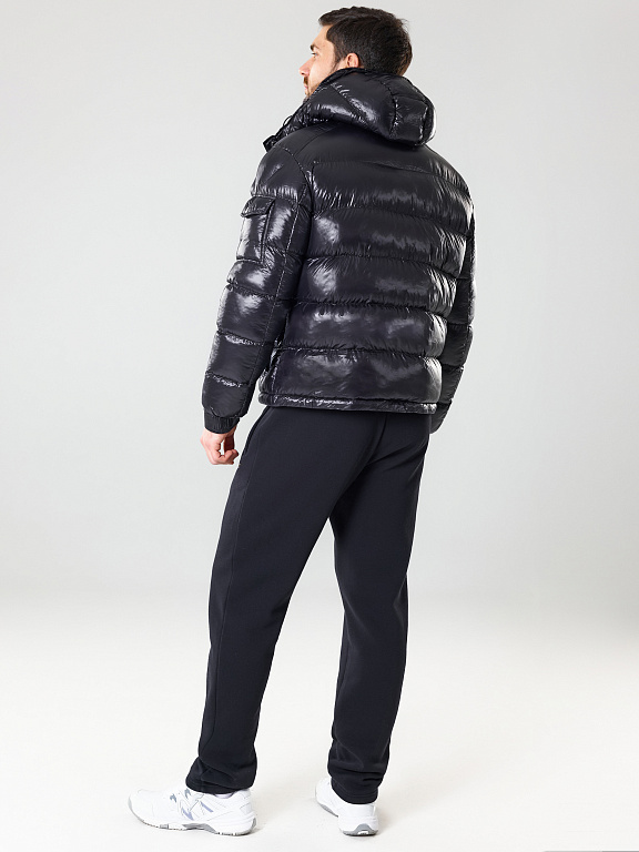 M08230P-BB232 Куртка утепленная мужская (черный/черный) фото 6