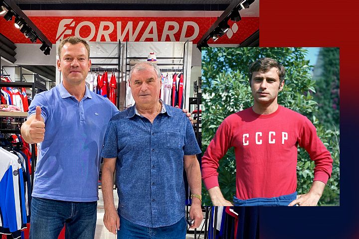 Легендарный Анатолий Бышовец во флагманском магазине Forward! Легендарный Анатолий Бышовец во флагманском магазине Forward!
