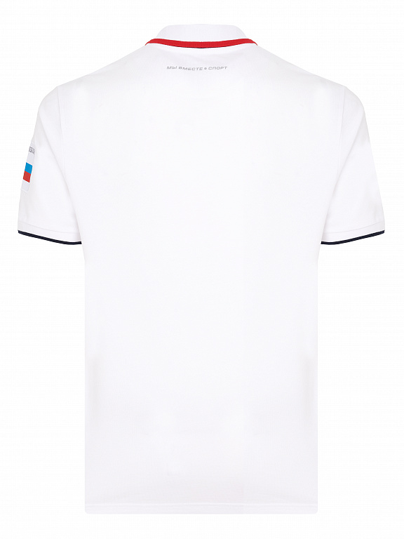 M13220G-FF232R Рубашка поло мужская (белый/белый) фото 2