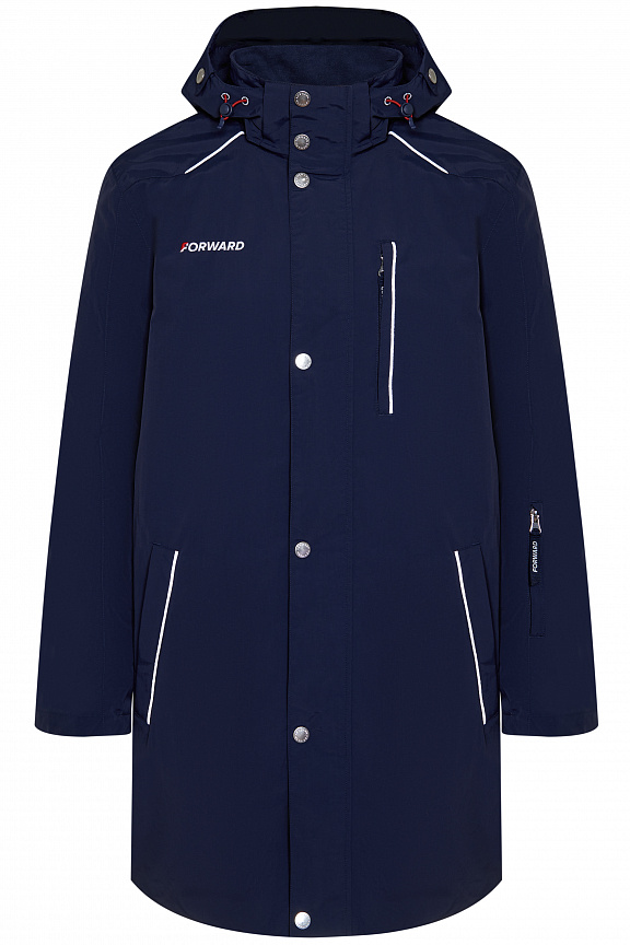 M09110P-NN222 Куртка на флисовой подкладке мужская (синий)