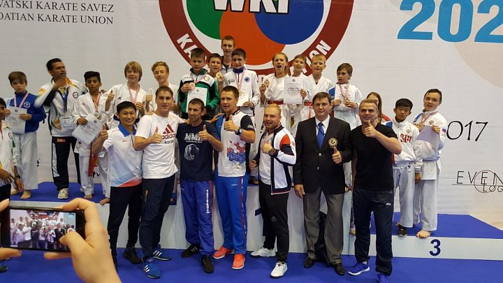 Российские каратисты лучшие на «Молодёжном Кубке каратэ 1» WKF